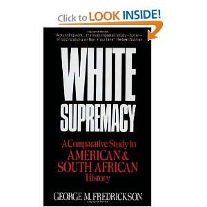White Supremacy: A Comparative Study of American and South African 