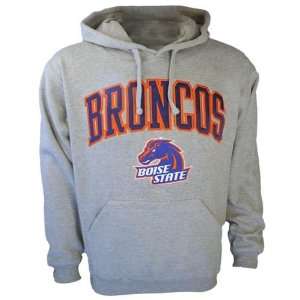  Boise State Broncos Suede Mascot Icon Hooded Sweatshirt 