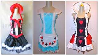   Queen Of Hearts $ Alice In Wonderland Character Fancy Party Costumes