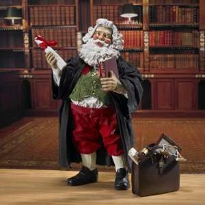  10 Fabriche Barrister Santa Lawyer Christmas Table Top 