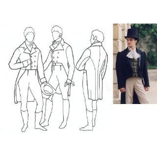  1812 Mens Regency Era Waistcoat Pattern 