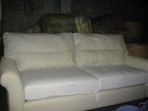   Barn PB COMFORT SLEEPER SOFA couch roll arm box edge cushions  