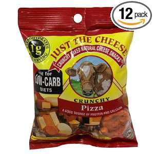 Just the Cheese Rounds, Pizza, 2 Ounce Bags (Pack of 12)  