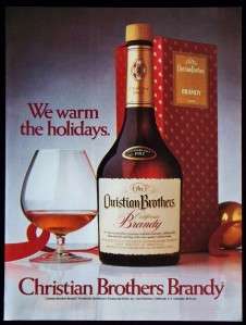 Vintage Magazine Print Ad Christian Brothers Brandy  