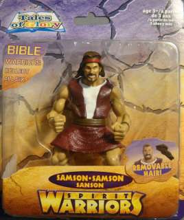 TALES OF GLORY SPIRIT WARRIORS SAMSON 5 COLLECTIBLE BIBLE TOY ACTION 