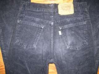 VTG Levis Corduroy Pants Jeans 5 pc. lot size 12 70s  