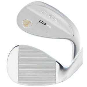 Cleveland Mens Cg15 Satin Chrome Tour Zip Groove Wedge Left Handed 