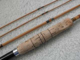 VINTAGE SOUTH BEND 323 8 1/4 SPLIT BAMBOO FLY FISHING ROD  