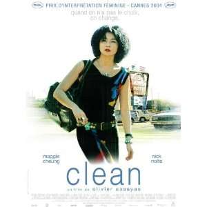 Clean Poster Movie French 27x40 Nick Nolte Maggie Cheung Mary Moulds 