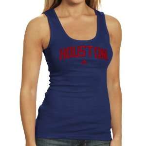   Houston Cougars Ladies Navy Blue Fontism Tank Top