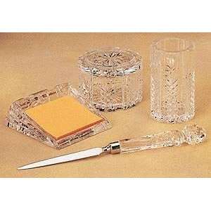   Crystal   DORSET DESK SET   New in Waterford Boxes 