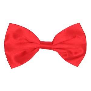  Red Satin Bow Tie 