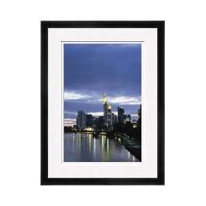  Main River Frankfurt Germany Framed Giclee Print
