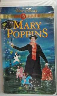 GOLD COLLECTION Disney MARY POPPINS Original CLAMSHELL Video VHS 