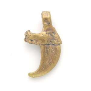  Solid Brass Mountain Lion Claw Charm: Jewelry