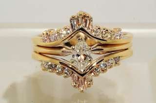 3000 .58CT MARQUISE CUT DIAMOND ENGAGMENT RING SIZE 6.75  