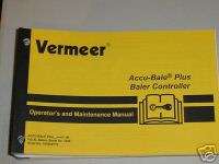 VERMEER ACCU BALE PLUS BALER CONTROLLER MANUAL  