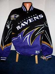 Baltimore Ravens NFL Twill Slash Jacket   4X  