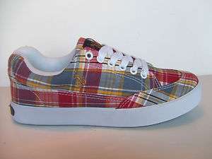 POLO ASSN. Womens Size 8.5 Red Blue Yellow 2 Coral Sneakers 