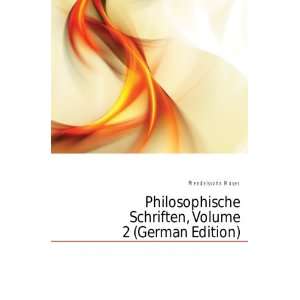   Schriften, Volume 2 (German Edition) Mendelssohn Moses Books