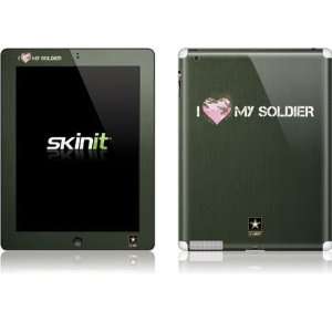  I Heart My Soldier Green skin for Apple iPad 2