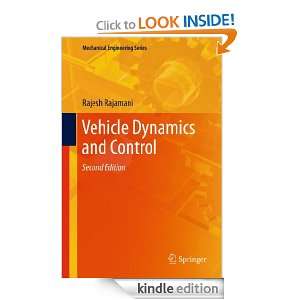 Vehicle Dynamics and Control (Mechanical Engineering Series): Rajesh 