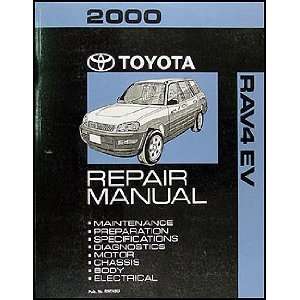    2000 Toyota RAV4 EV Repair Shop Manual Original: Toyota: Books