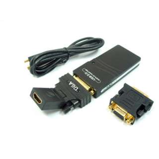 USB To HDMI DVI VGA Multi Display Adapter Converter US  