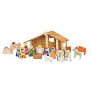   Nativity Scene Play Set   Includes Figures & Animals Toys & Games