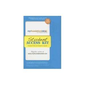  MyFoundationsLab Student Access Code Card (12 month access 
