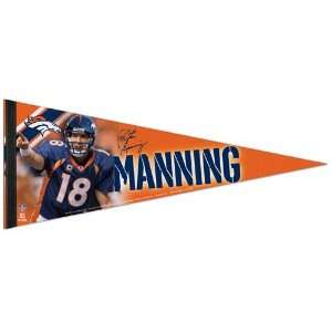   Broncos Premium Pennant 12x30   Peyton Manning 