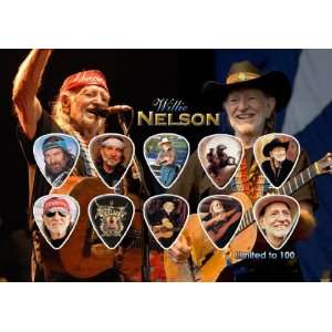  Willie Nelson Guitar Pick Display Limited 100 Only 
