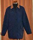 Ralph Lauren navy quilted barn jacket coat size medium  