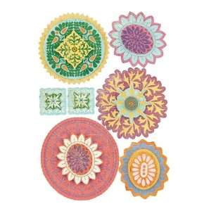    BasicGrey Indie Bloom Layered Stickers: Arts, Crafts & Sewing