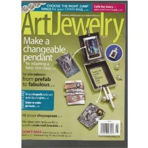 Art Jewelry Magazine (Make a Changeable pendant, May 2011) VArious 