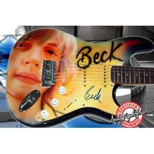   Autographed Signed Custom Airbrush Guitar PSA/DNA: Everything Else