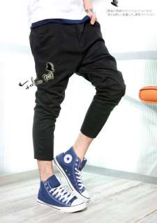 Mens Korean Style Slim Harem Pants Shorts W29 32  