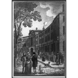  First block,residence,Boston,Franklin Street,Tontine 