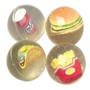  Fast Food Bouncy Balls: Toys & Games