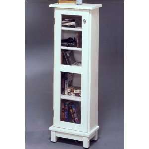  One door Folding Cd/dvd Cabinet: Home & Kitchen