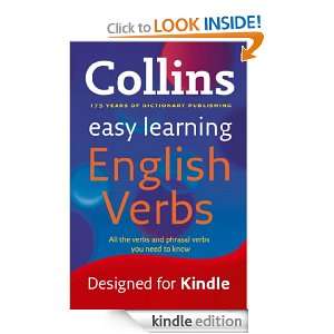     Easy Learning English Verbs Collins UK  Kindle Store