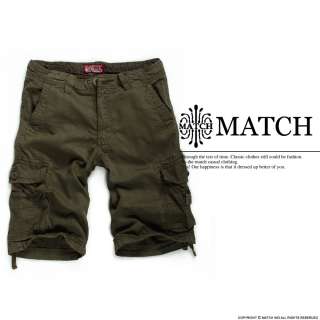 NWT Match Mens Cargo Shorts Dark Green Size W30 W36 #S3581  