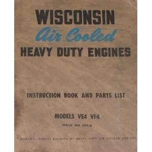   cooled heavy duty engines Instructions and parts list Model VF4 Books