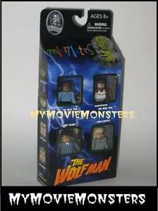 Universal Monsters WOLF MAN Diamond Select Minimates 4p  