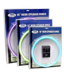Pyle 15 inch Blue Neon Speaker Rings Kit  Overstock