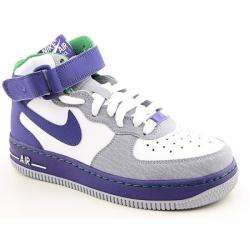   Boys Purple Air Force 1 Basketball Shoes (Size 3.5)  