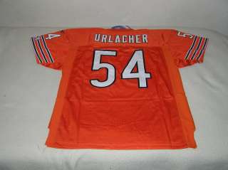 Brian Urlacher Chicago Bears Orange Jersey 50 52 56  