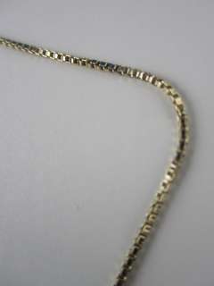 Gold Over 925 Sterling Silver 32 Box Link Chain FREE SHIPPING  