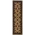 Sphinx Hand tufted Beige/ Black Wool Area Rug (23 x 8) Compare 