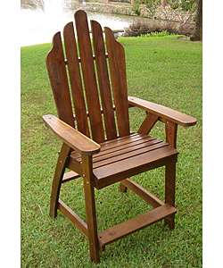 Adirondack Wood Bar Chair  Overstock